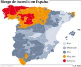 Riesgo de incendio en Espaa