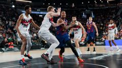 El barcelonista Will Clyburn penetra a canasta en la semifinal de la Copa del Rey ante el Baskonia.