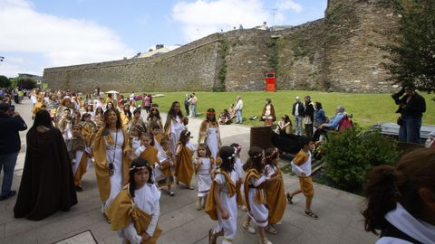 El desfile escolar del Arde Lucus