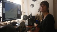 Sara Blas, una de las impulsoras del proyecto Cinema Nufrago, que recopila grabaciones domsticas en el mbito del Parque Nacional Illas Atlnticas de Galicia