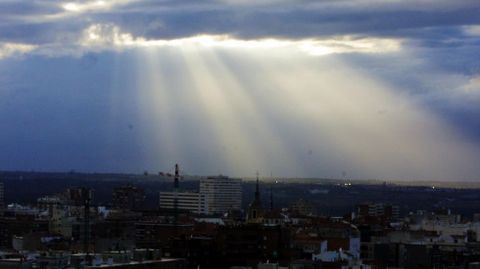 Atardecer en Madrid.