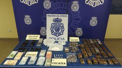 Alijo de drogas encontrado a una banda de narcos en Oviedo y Gij�n.Alijo de drogas encontrado a una banda de narcos en Oviedo y Gij�n