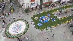 Las Alfombras Florales de Ares, en su pasada edici�n.