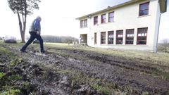 En el entorno de la secuela de Poutomillos hab�a barro este domingo.