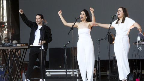 Baiuca es uno de los grupos que act�a en la Foliada da Fonsagrada