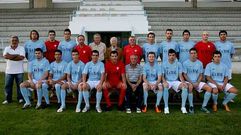 La actual plantilla del Ribadeo compite en Preferente Auton�mica.