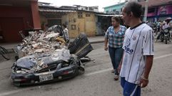 La cooperante viaj� a la ciudad de Portoviejo, una de las tres m�s afectadas por el terremoto