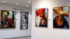 La sala de exposiciones del Centro Comercial Arousa muestra hasta el 30 de junio la obra de Menchu Abril