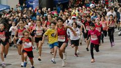 Una de las pasadas ediciones de la San Silvestre Ourens�