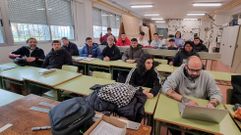 Alumnos del primer curso del ciclo superior, que este a�o cubri� todas las plazas.