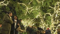 Encendido de las luces de Navidad en Narn, el ao pasado.