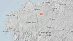 Zona en la que se registr� el temblor de tierra este domingo 26 de julio