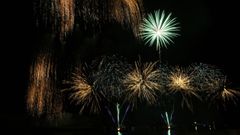 Un momento del espect�culo pirot�cnico del a�o pasado