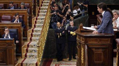 Debate de la mocin presentada por Iglesias en el 2017. 