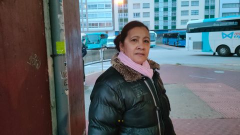 Adriana Espinosa, afectada por la huelga del transporte colectivo en A Corua