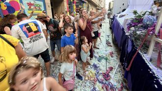 Lo que se vio en la Batalla de Flores de Pontevedra