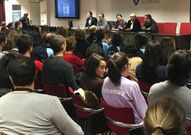 Jos� Garc�a Li�ares presidi� el acto de ayer en la Diputaci�n.