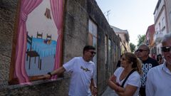 El barrio vigus de Ribadavia se convierte en un museo al aire libre