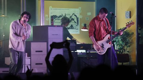 Carolina Durante en el concierto que ofrecieron en A Coru&ntilde;a en febrero del 2025.