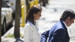La expresidenta de la ADIF, Isabel Pardo de Vera, a su llegada al Tribunal Supremo 