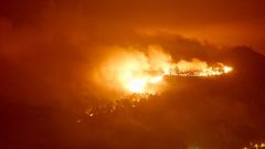 Incendio en los montes de Nigr�n