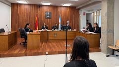 Imagen de la condenada durante el juicio de este martes