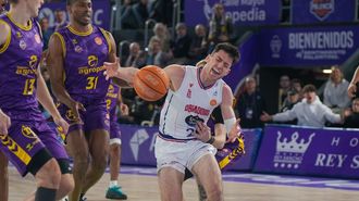 �lex Barcello, en el partido del domingo entre el Palencia y el Obradoiro (85-87).
