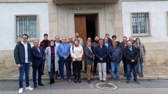 Participantes en el pleno del consorcio de la Ribeira Sacra, celebrado este viernes en Manzaneda