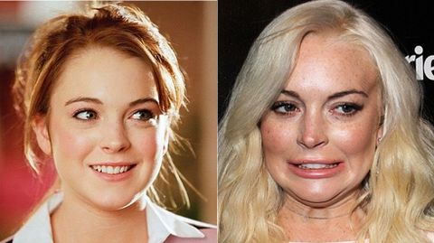 La joven actriz Lindsay Lohan