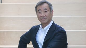 Takaaki Kajita, en la sede de Afundaci�n, donde tiene lugar el congreso Invisibles 2026.