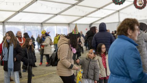 Fiesta de fin de ao en la plaza de la Constitucin de Vlilalba, organizada por el Concello