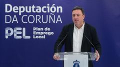Formoso esta ma�ana, durante una rueda de prensa en la Diputaci�n de A Coru�a, de la que es presidente