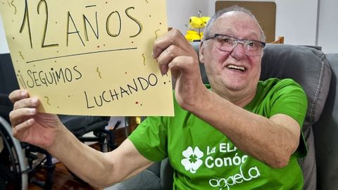 �lvaro Mart�n Lomba, enfermo de ELA