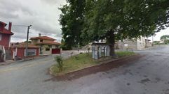 La agresi�n se produjo en la v�a p�blica, junto al restaurante que hay en Goi�n (en la fotograf�a)