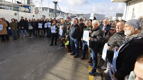 Concentraci�n en Burela, el 19 de enero del 2026, por los nuevos controles a la pesca de bajura.