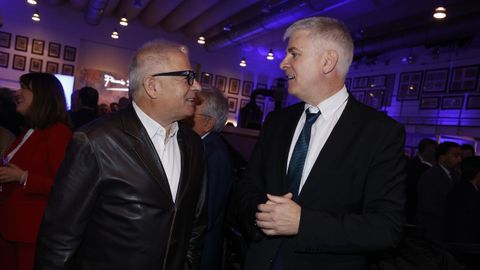 Los hermanos Lago Peñas, Manuel, diputado de Sumar en el Congreso, y Santiago, presidente del Foro Económico de Galicia