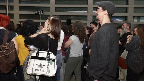 Encuentro entre Rodrigo Cuevas y Nuno Pico en la Fundaci�n Luis Seoane de A Coru�a