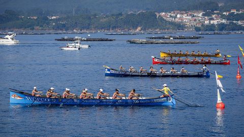 Imaxe de arquivo da regata da Liga F celebrada o pasado ano en Cabo da Cruz.