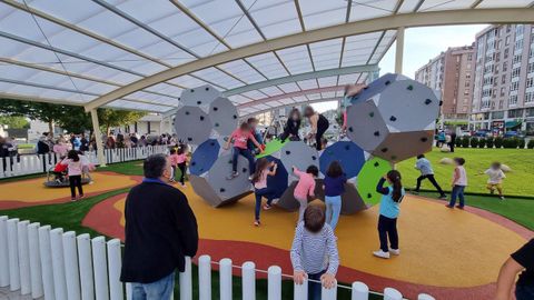 Parque infantil cubierto de Augas Férreas, en Lugo