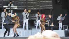 Foto de archivo de una actuaci�n de la orquesta Principal