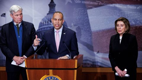 Hakeem Jeffries, lder demcrata de la Cmara de Representantes.