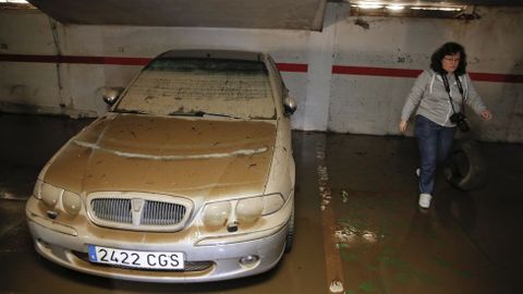 Trabajos en Sada tras las inundaciones 