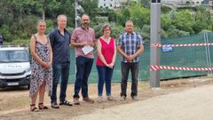 Parte de los miembros del grupo socialista, en la presentaci�n de la moci�n, que defender� Javier Rey.