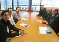 El encuentro se produjo de las instalaciones de Bu�o. 