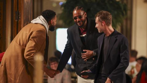 El jugador de baloncesto Carmelo Anthony