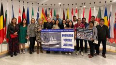 A Mar�a Jos� de Pazo, portavoz de las familias de las 21 v�ctimas mortales del Villa de Pitanxo, la acompa�aron el 25 de octubre en la Euroc�mara en Bruselas otros 16 parientes de los n�ufragos