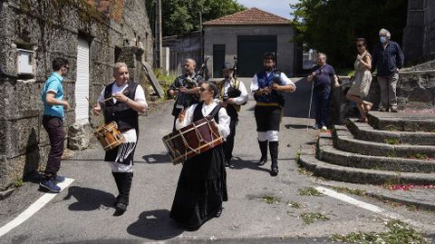 Fiestas en honor a san Antonio en Cualedro