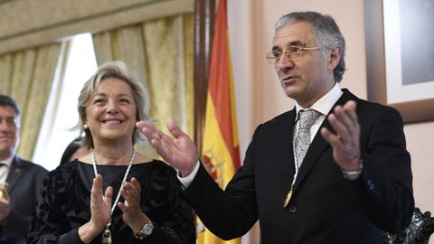Paula Alvarellos y Manuel Ángel Otero