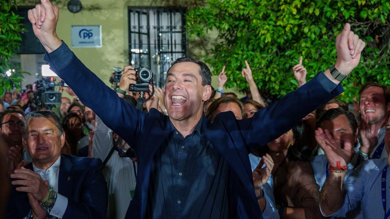 El PP gana en Andalucía sin lograr la mayoría absoluta y el PSOE cae a ...