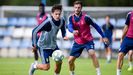 Sangalli y Josn en un entrenamiento